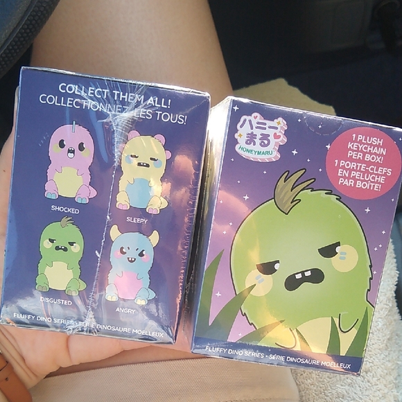 honeymaru Other - Honey Maru Fluffy Dino Series Plush Keychain Bundle Of 2 Blind Boxes! NIB!